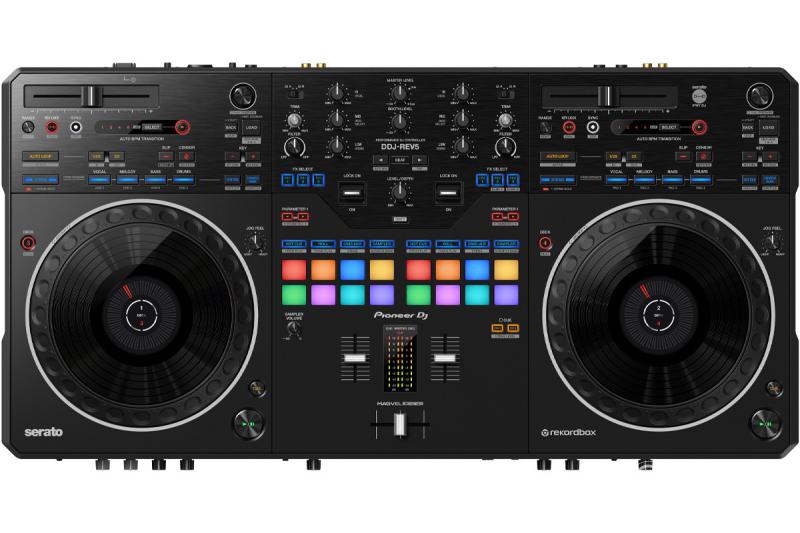 Pioneer DJ DDJ-REV5 2-csatornás DJ kontroller Serato DJ Pro és rekordbox kompatibilitással