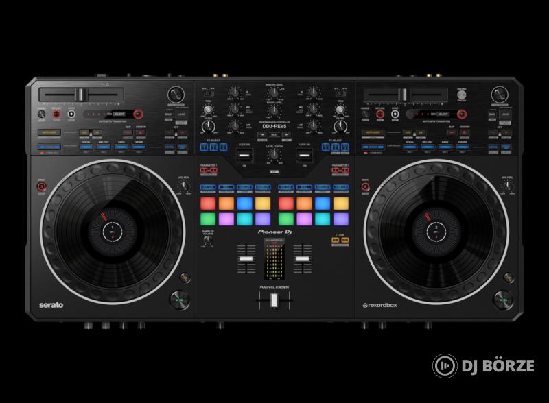 Pioneer DJ DDJ-REV5 2-csatornás DJ kontroller Serato DJ Pro és rekordbox kompatibilitással