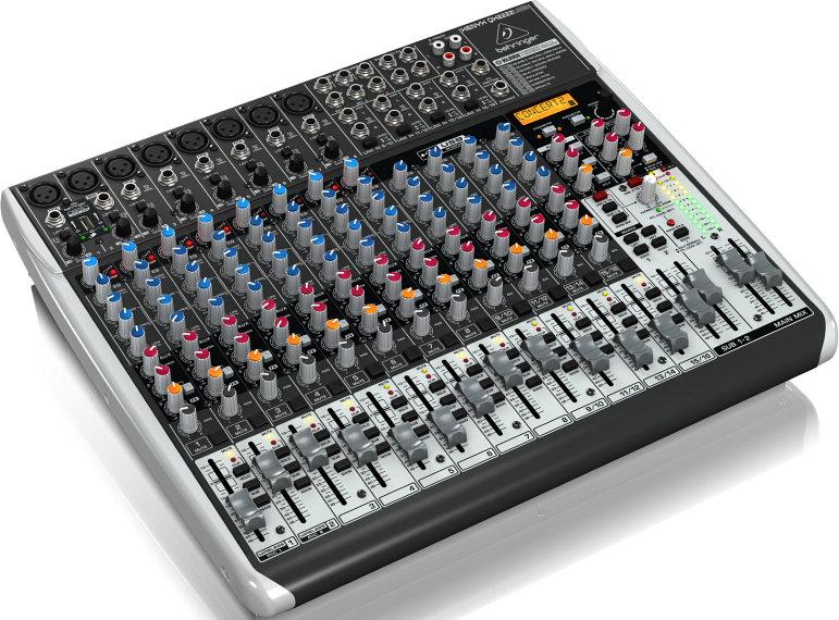 Behringer XENYX QX2222USB analóg keverőpult USB-vel és effektprocesszorral