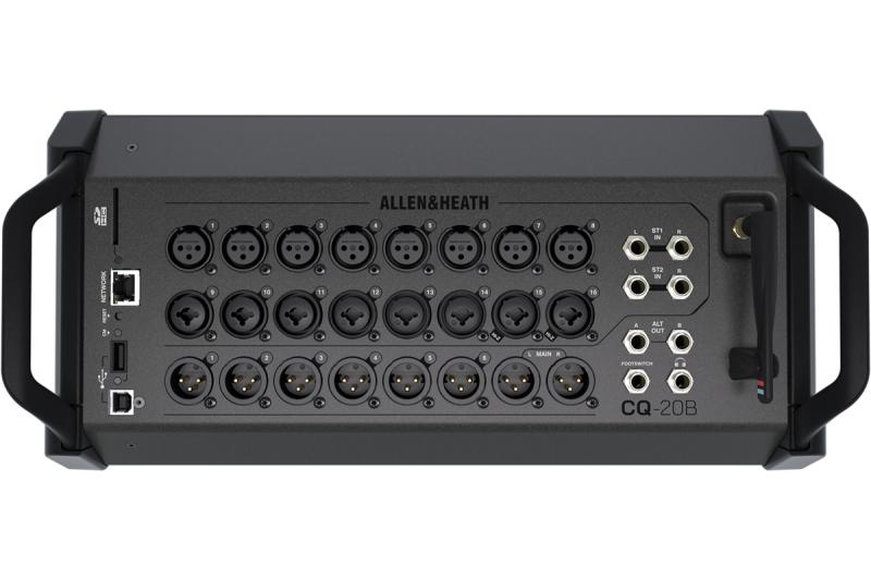Allen & Heath CQ-20B ultrakompakt digitális keverőpult applikáció-vezérléssel