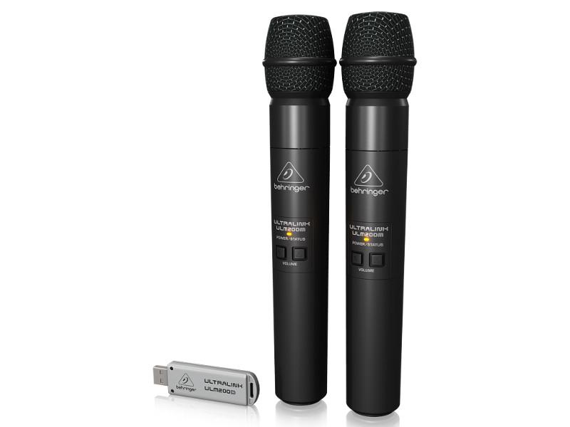 Behringer ULTRALINK ULM202USB Kétcsatornás Digitális Vezeték Nélküli Mikrofon Szett