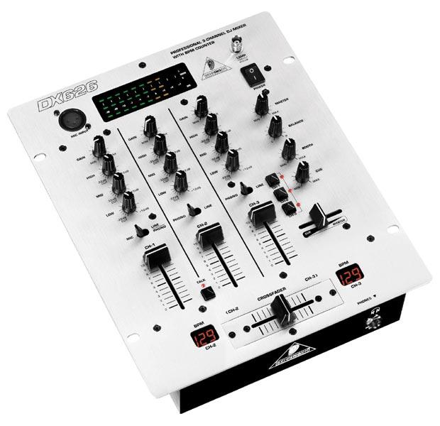 Behringer PRO MIXER DX626 3 Csatornás DJ Mixer