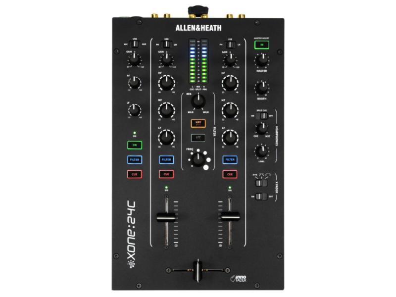 Allen & Heath Xone:24C analóg DJ keverő beépített USB-C hangkártyával