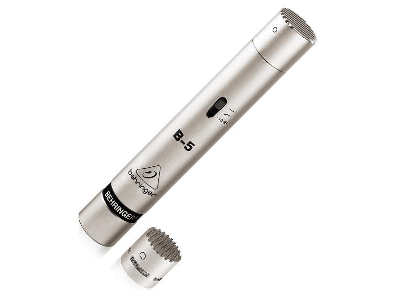 Behringer B-5 nagy membrános kis kondenzátor mikrofon cserélhető kapszulával