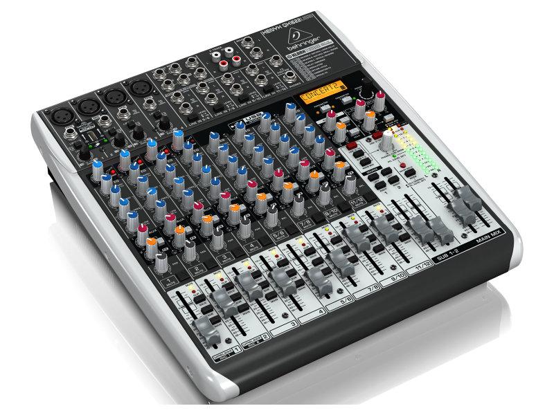 Behringer XENYX QX1622USB analóg keverőpult USB interfésszel és effektekkel