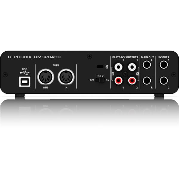 Behringer U-PHORIA UMC204HD USB audió interfész