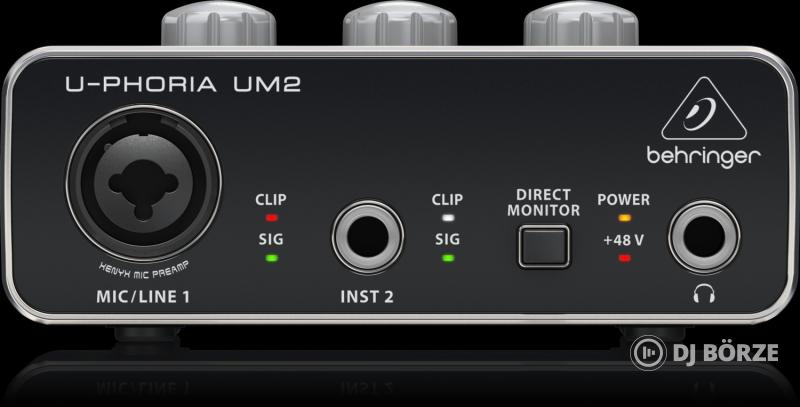 Behringer U-PHORIA UM2 2x2 USB hangkártya