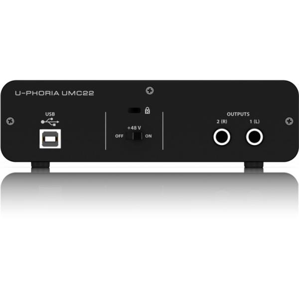 Behringer U-PHORIA UMC22 USB audió interfész