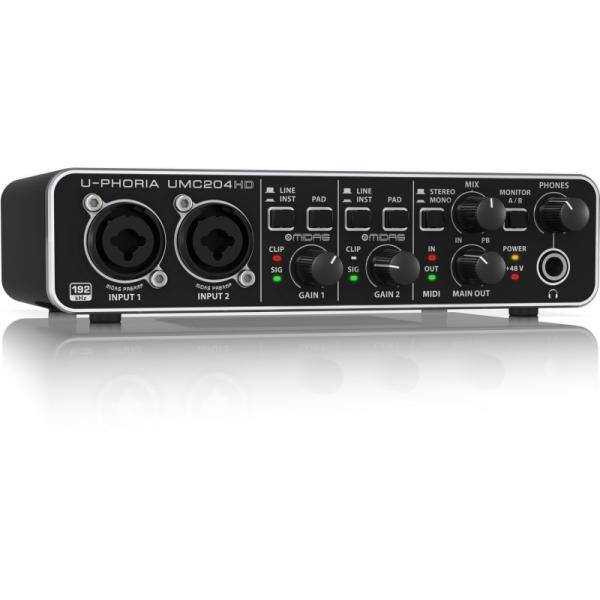 Behringer U-PHORIA UMC204HD USB audió interfész