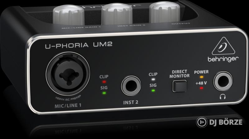 Behringer U-PHORIA UM2 2x2 USB hangkártya