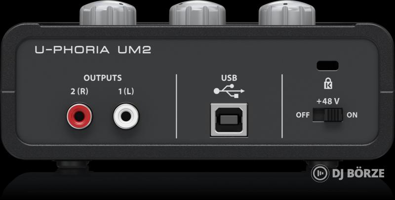 Behringer U-PHORIA UM2 2x2 USB hangkártya