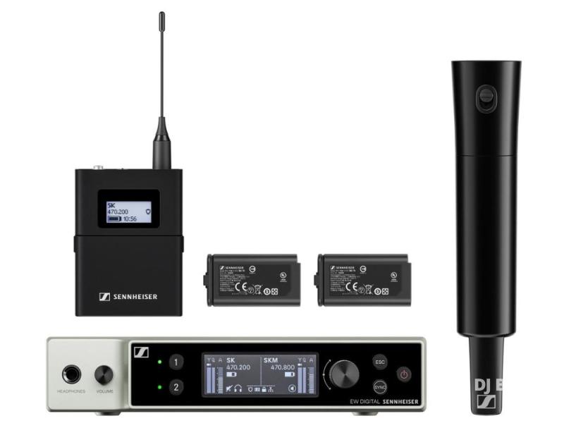 Sennheiser EW-DX SK / SKM-S Base Set R1-9 vezeték nélküli kéziadós mikrofon alapszett