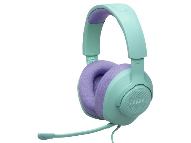 JBL Quantum 100M2 Gamer fejhallgató - cián