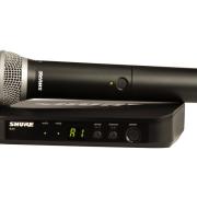 Shure BLX24E/PG58 vezeték nélküli kézi mikrofon szett (H8E, 518–542 MHz)