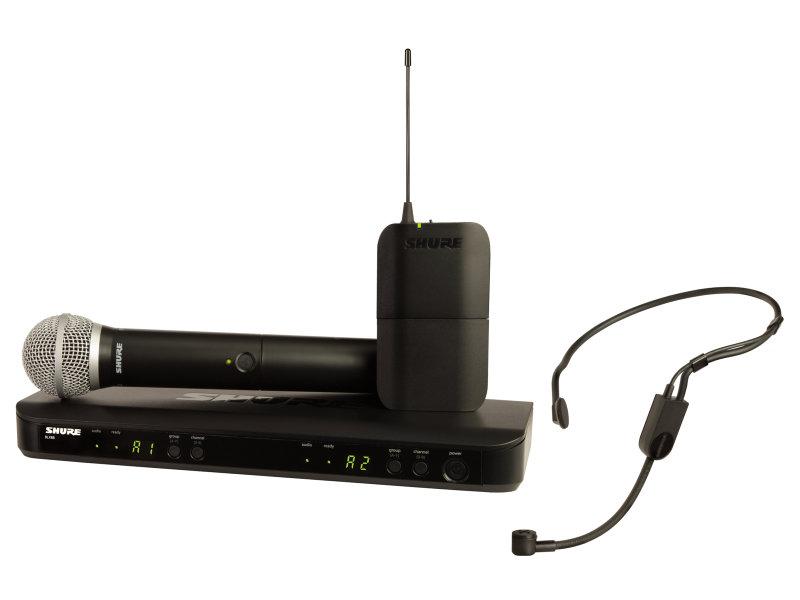 Shure BLX1288E/P31-H8E kombinált kézimikrofon és fejmikrofon szett
