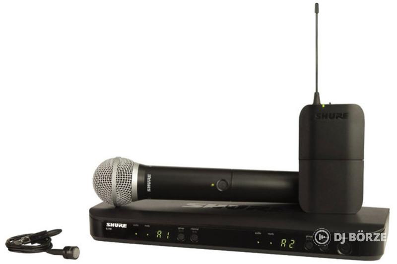 Shure BLX1288E/MX53-H8E Kombó Vezeték Nélküli Szett (518–542 MHz)
