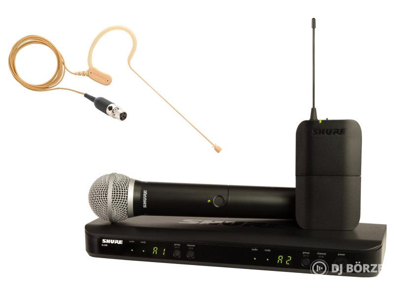 Shure BLX1288E/MX53-H8E Kombó Vezeték Nélküli Szett (518–542 MHz)
