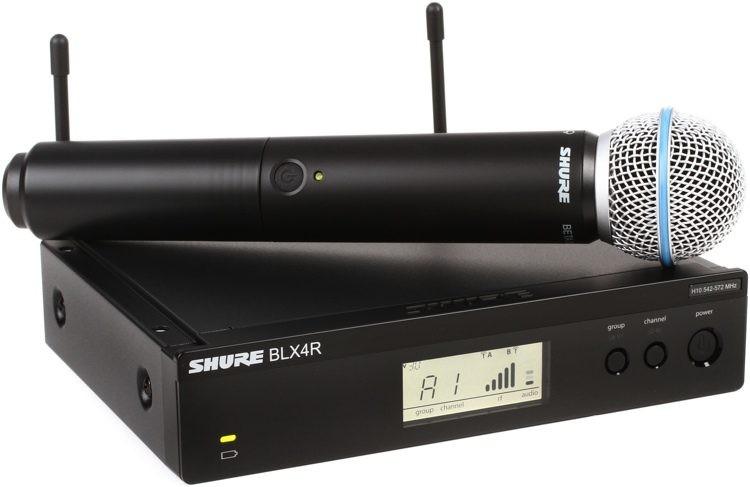 Shure BLX24RE/B58-H8E Vezeték Nélküli Vokál Szett (518–542 MHz)