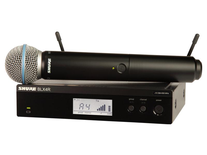 Shure BLX24RE/B58-H8E Vezeték Nélküli Vokál Szett (518–542 MHz)