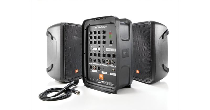 JBL EON208P Hordozható PA Rendszer Bluetooth-szal