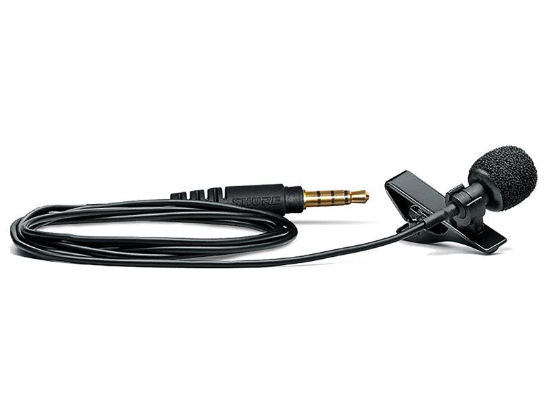 Shure MOTIV MVL-3.5mm csíptethető kondenzátormikrofon okostelefonhoz vagy táblagéphez