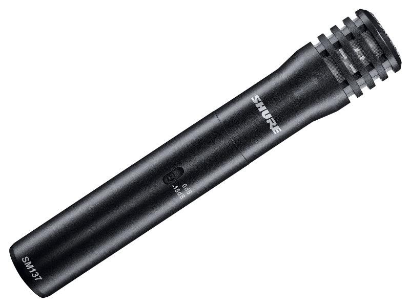 Shure SM137-LC Kardioid Kondenzátor Hangszermikrofon