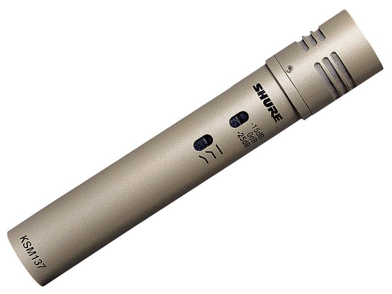 Shure KSM137/SL Kardioid Kondenzátor Hangszermikrofon