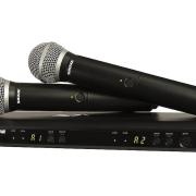 Shure BLX288E/B58-H8E dupla vokál vezeték nélküli rendszer (518–542 MHz)
