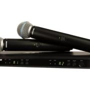 Shure BLX288E/B58-H8E dupla vokál vezeték nélküli rendszer (518–542 MHz)