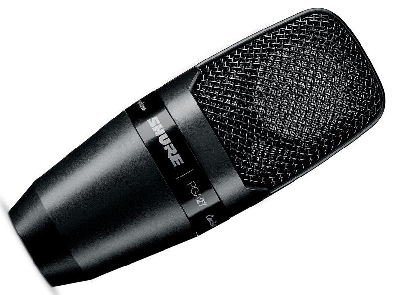 Shure PGA27-LC nagymembrános kardioid kondenzátor mikrofon