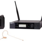 Shure GLXD14R+E/MX53-Z4 Dual Band digitális rack szett MX153 fülmikrofonnal