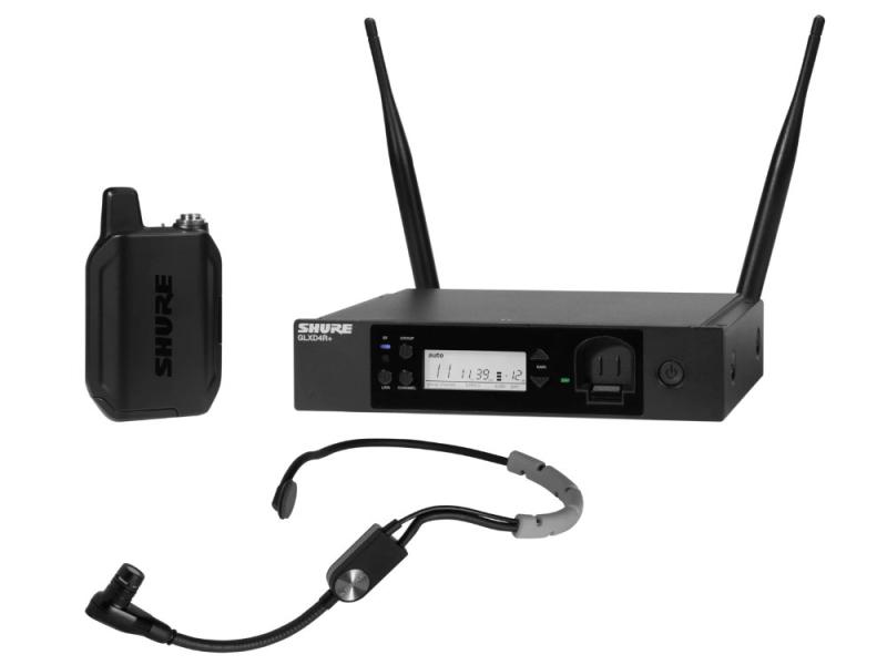 Shure GLXD14R+E/SM35-Z4 vezeték nélküli rackes fejmikrofon szett