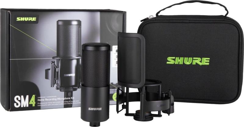Shure SM4-K-KIT nagymembrános stúdió mikrofon