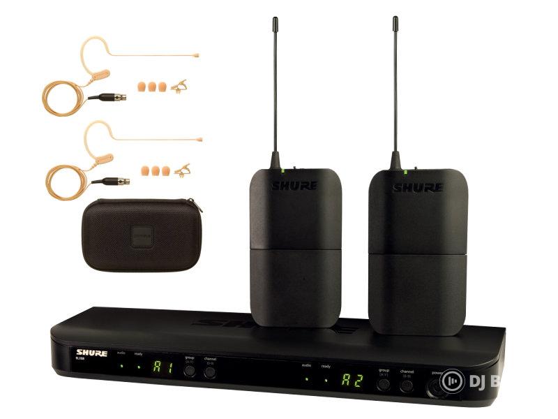 Shure BLX188E/MX53-H8E dupla vezeték nélküli fejmikrofon szett