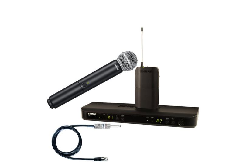 Shure BLX1288E/SM58-H8E kombinált kézimikrofon és gitáros szett
