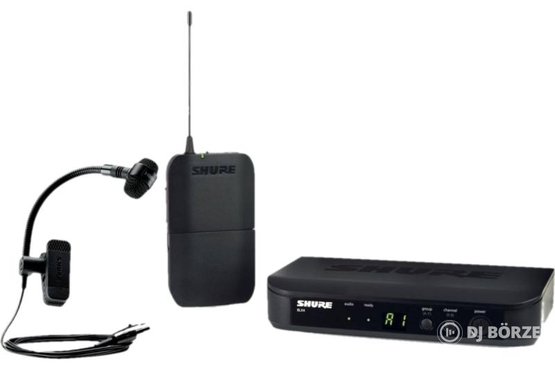 Shure BLX14E/P98H-H8E vezeték nélküli hangszermikrofon szett (518-542 MHz)