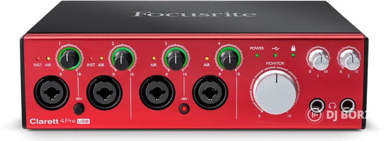 Focusrite Clarett+ 4Pre