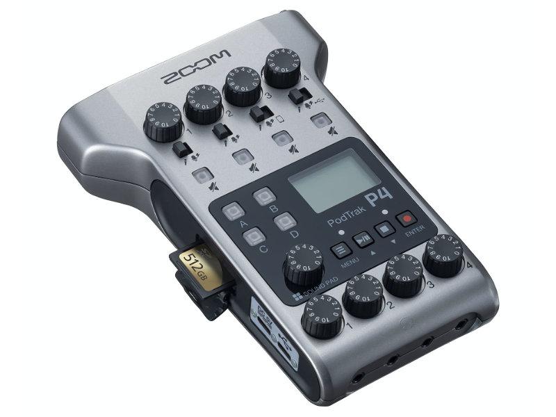 Zoom PodTrak P4 hangrögzítő