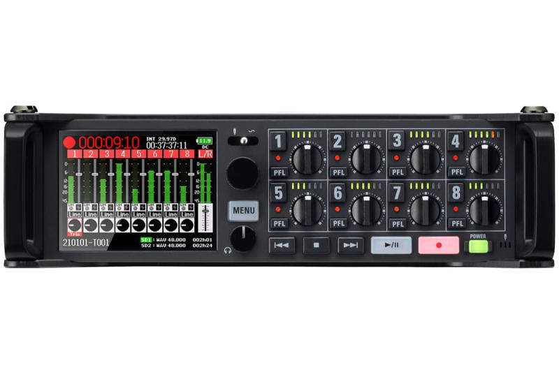 Zoom F8N Pro multicsatornás felvevő