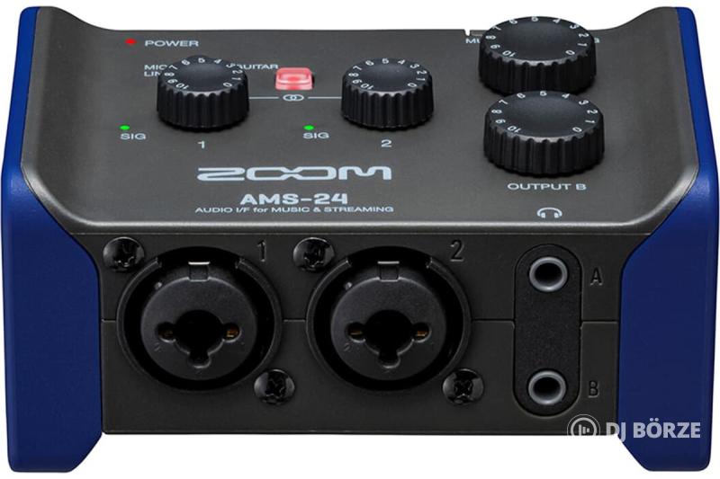 Zoom AMS-24 USB hangkártya (2 bemenet / 4 kimenet)
