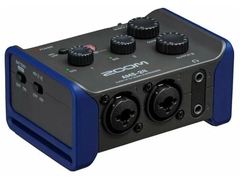 Zoom AMS-24 USB hangkártya (2 bemenet / 4 kimenet)