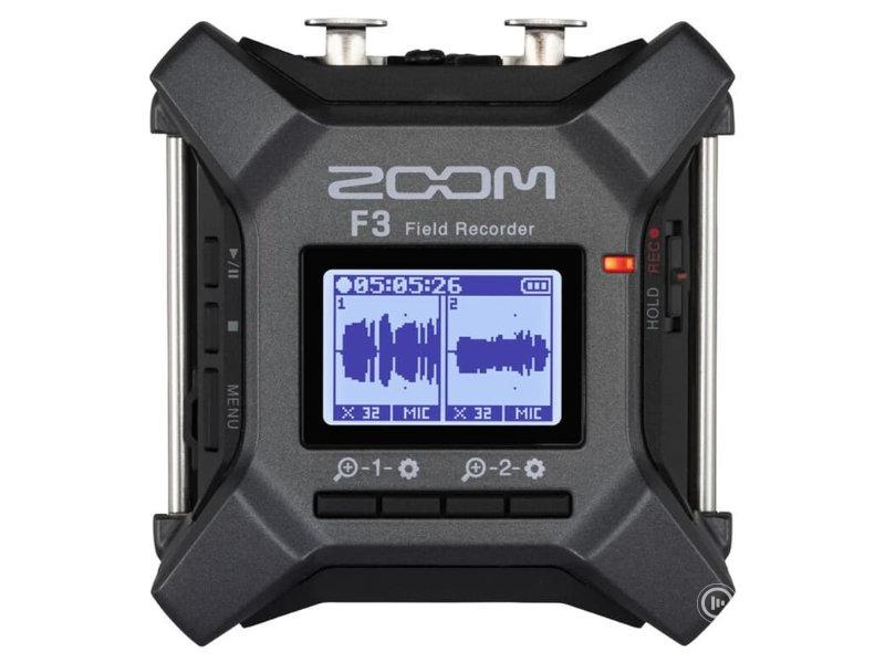 Zoom F3 32-bites kézi terepterepi hangrögzítő