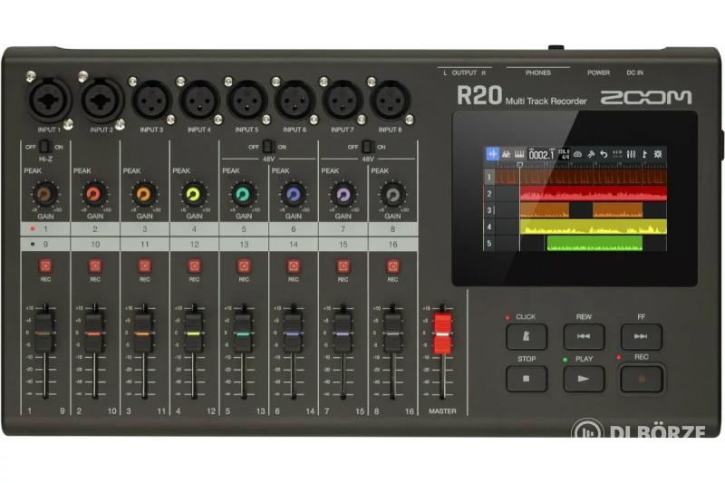 Zoom R20 soksávos hangfelvevő