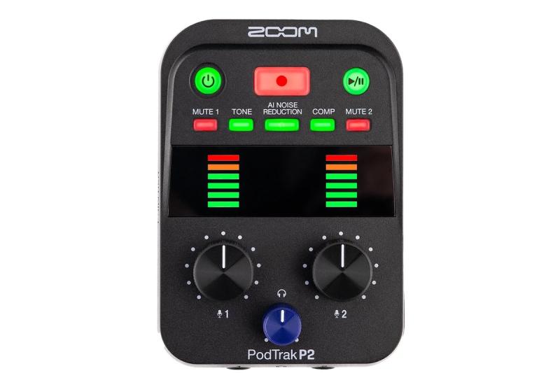 Zoom - P2 PodTrak kettős USB podcast hangfelvevő