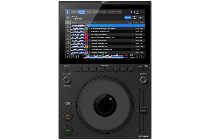 AlphaTheta CDJ-1500X DJ médialejátszó