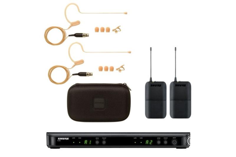 Shure BLX188E/MX53-H8E dupla vezeték nélküli fejmikrofon szett
