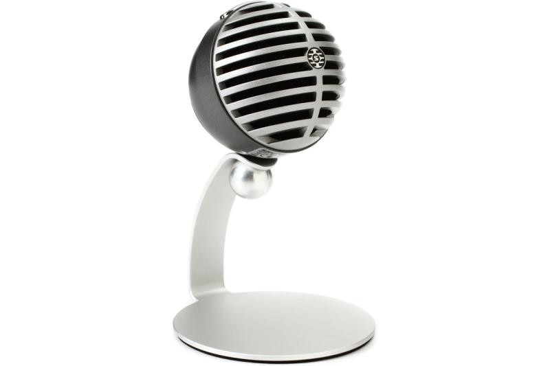Shure MOTIV MV5-DIG USB kondenzátor mikrofon (ezüst)