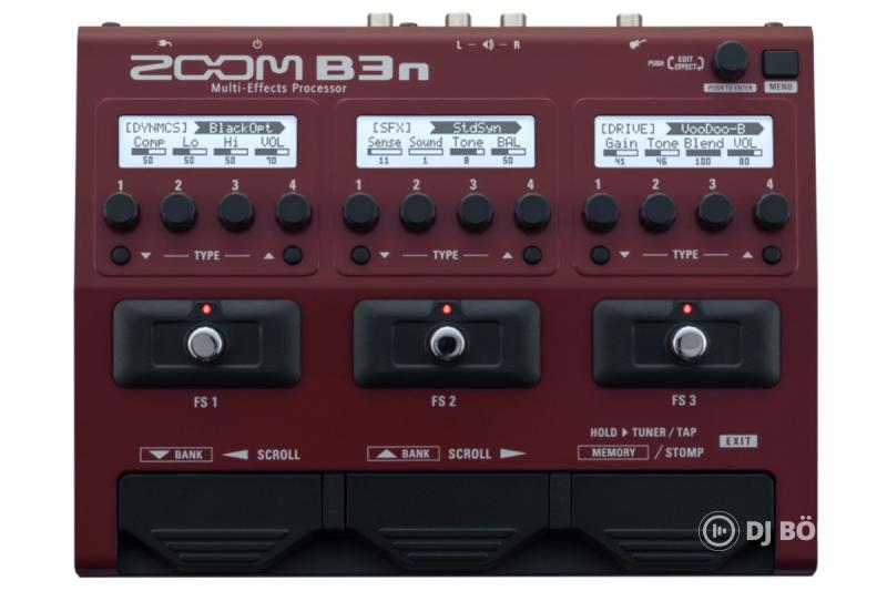 Zoom B3n basszus multieffekt