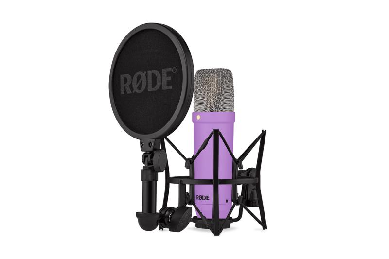 RØDE NT1 Signature lila nagymembrános kondenzátor mikrofon
