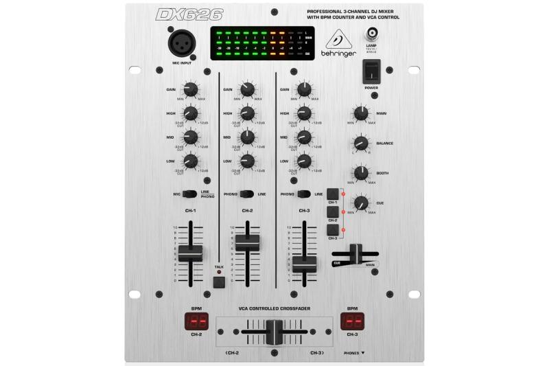 Behringer PRO MIXER DX626 3 Csatornás DJ Mixer